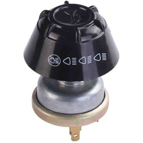Interruttore impermeabile da 12 V per trattore - Pulsante in metallo, per fari e clacson, compatibile con Massey Ferguson