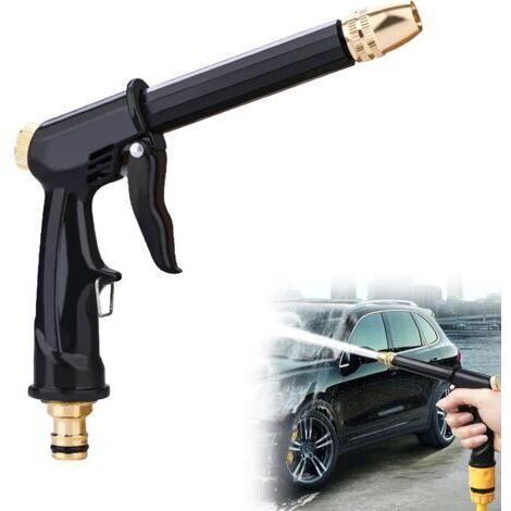 Pistola ad acqua ad alta pressione, pistola per irrigazione da giardino, adatta per innaffiare il giardino e lavare le auto