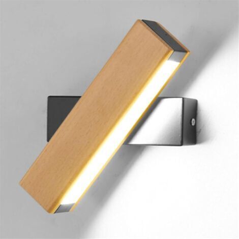 Semplice lampada da lettura a LED da parete - 4W, ideale per comodino, soggiorno, ecc. - 1 pezzo, nero, 21 cm, luce bianca (1/4)