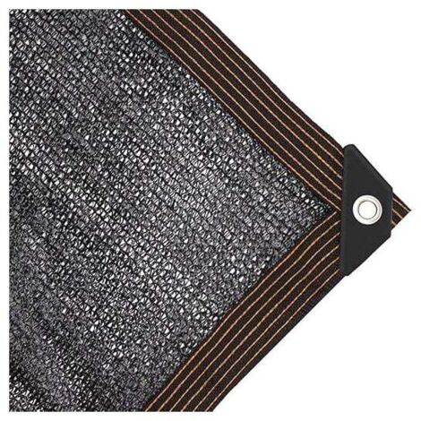Rete ombreggiante, tenda da sole, telo ombreggiante al 90%, vela ombreggiante, con occhielli, per esterni, balconi, cortili, pergolati, piante, serre, fienili, giardini, auto (2 x 2 m)