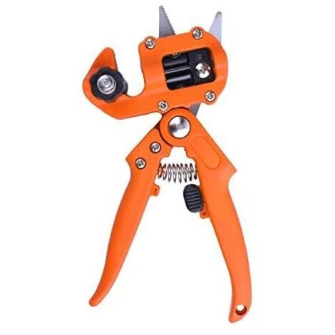 21,5 x 10 cm Strumento professionale 2 in 1 per innesto e taglio: forbici da giardino professionali per innestare e potare rami
