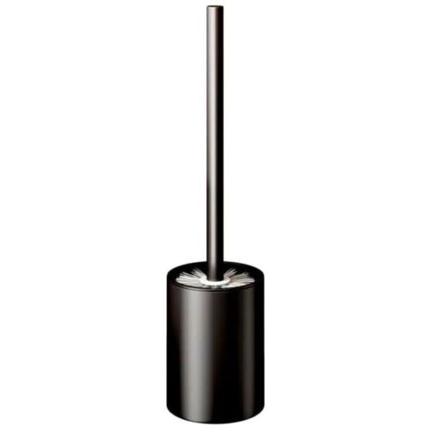 Set di scopino per WC e pulitore per scarichi, scopini per WC con supporto, accessori per il bagno, setole lunghe, contenitore e organizzazione