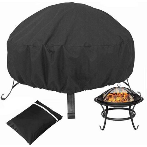 122x46cm Rond Housse de Protection pour BraséRos ImperméAble,Housse brasero RéSistant aux UV,RéSistant à la DéChirure, Tis (1/4)