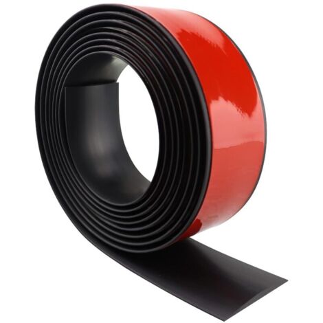 Soglia per porta adesiva in PVC, profilo di transizione, barra di soglia per porta, striscia di transizione per pavimento, striscia di copertura (2 m x 5 cm) (1/4)
