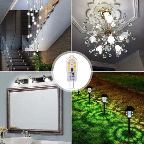 Lampadina LED G4, lampadina LED G4 12V 2W bianco freddo 6000K, 200LM ...