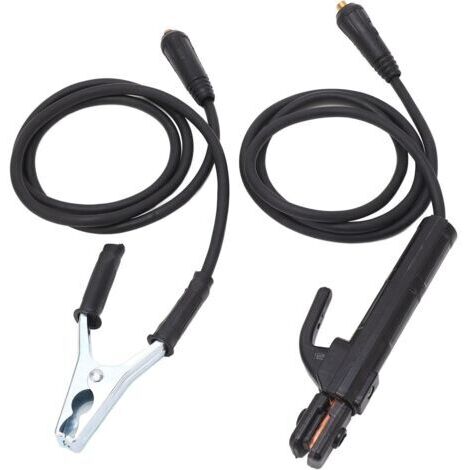 Portaelettrodo per saldatura da 200 A - Kit con cavo da 1,5 m per saldatrice, morsetto resistente per lavori di saldatura