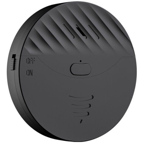Allarme Wi-Fi da 130 dB – Sensore di vibrazione Smart Life, compatibile con Tuya, nero