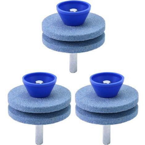 Set di 3 affilalame per tosaerba, affilalame per attrezzi da giardino, compatibile con trapani elettrici e trapani manuali. (1/5)