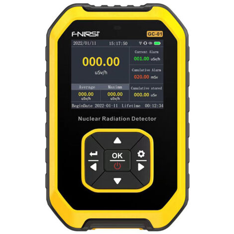 GC01 Contatore Geiger, rilevatore di radiazioni nucleari, dosimetro personale, tester di radioattività (1/4)