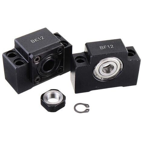 Set di 2 supporti terminali per viti a ricircolo di sfere BK12 BF12 per parti di macchine CNC di alta precisione SFU1605 SFU1610 (1/4)