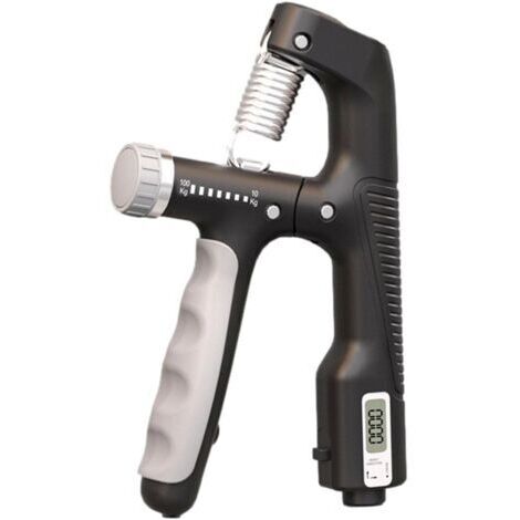 Impugnatura per la mano, rinforzatore per la presa da 10-100 kg, impugnatura, impugnatura per allenamento con i pesi, allenatore di presa regolabile con contatore