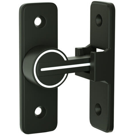 Serratura interna scorrevole illuminata, chiusura a gancio a 90° per porte basculanti, catenaccio antifurto con fibbia, per porte e finestre (90 gradi) (1/5)