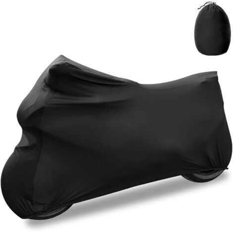 Telo coprimoto per interni, in tessuto elastico e traspirante, antipolvere e resistente ai raggi UV, ideale per garage, dimensioni 104x41x49 pollici (264x104x124 cm), colore nero. (1/5)