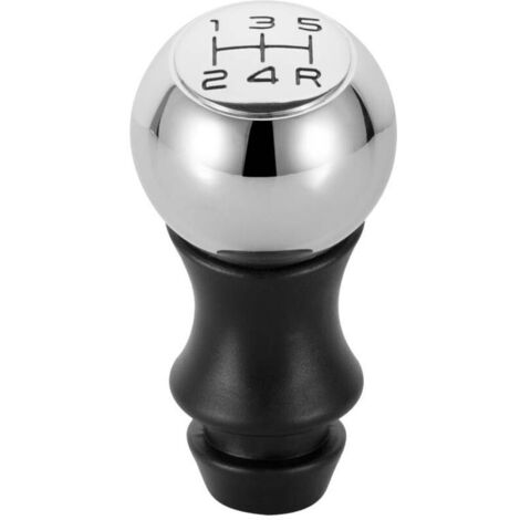 Pomello del cambio manuale a 5 marce per auto 206 207 3008 ecc./ C2 C3 C4 Picasso Berlingo Saxo (argento) (1/4)