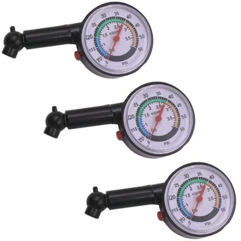 Manometro per la pressione degli pneumatici, Tester per la pressione degli pneumatici, Manometri per la pressione degli pneumatici, Aumenta la sicurezza del tuo conducente (1/4)