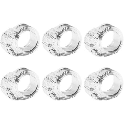 Fermaporta, protezioni per maniglie delle porte in PVC, confezione da 6 fermaporta interni, paracolpi per porte, fermaporta. Per...
