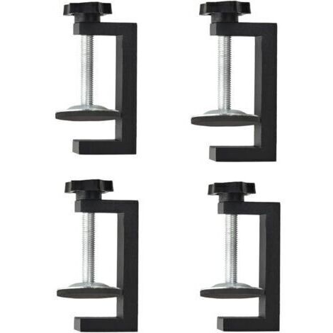 Morsetti a G per la lavorazione del legno, morsetti a vite regolabili per legno, set di mini morsetti a C resistenti per la lavorazione del legno, morsetto universale da ufficio con ganasce larghe e s (1/4)