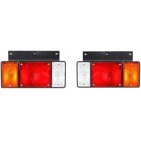 Fanale posteriore per Isuzu NPR ELF NPR NKR NHR NLR 1987-2022, luce posteriore per auto, indicatore di direzione, luce freno per camion, accessori per auto (colore: sinistro e destro)