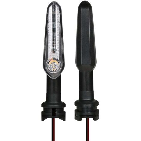 Royaluxe - Indicatori di direzione a LED per moto, 1 coppia, ricambio per YAMAHA MT07 700 XJ6 FZ6 MT09 900 MT10