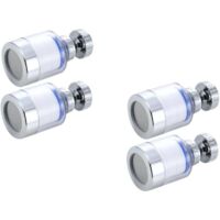 Aeratore con testina di spruzzo da 7,5 cm in 4 pezzi per porte di fabbrica, appendiabiti, filtri per l'acqua e rubinetti da cucina