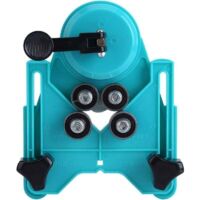 Posizionatore di fori – Guida di foratura regolabile per fori per ceramica/vetro/marmo. Posizionatore di base per ventosa (4 mm–8 mm).