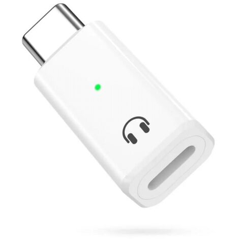 Adaptateur audio Lightning vers USB-C - Compatible avec l'iPhone 15 - Compact et portable (1/5)