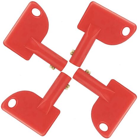 Lot de 4 clés de rechange pour interrupteur de batterie Power Cut Off - Universel - Pour voiture, camion, RV, marine, ATV