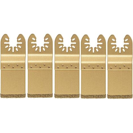 5 Pcs/Set Universal Oscillating Diamond Saw Blade for Releasing Fit Multi Tool Blade Dic Cutter (1/4)