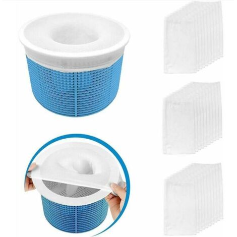 Filtre pour écumoire de piscine, blanc, 1322cm, 30pcs (1/5)
