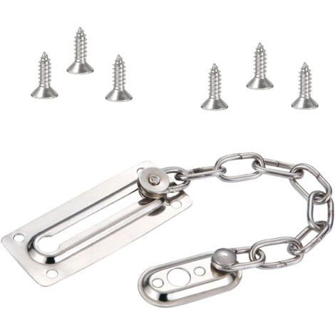 Serrure Portillon,Extérieur Chaîne Porte,Serrure Porte,Coulissante Verrou,Limiteur de Porte,Serrure Sécurité pour Maison Hôtel Appartement Chambre à Coucher Cour 3687mm 2pcs (1/5)