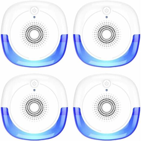 Répulsif Ultrasons Insectes Haute Puissance 4 Pcs Anti Rongeurs Electrique Appareil Ultrason Anti Antiparasitaire Répulsif Moustique Cafards Mouches Souris (1/5)