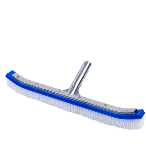Brosse de piscine, tête de brosse de piscine 45 cm, brosse de nettoyage en aluminium pour piscines, spas, baignoires, murs, carrelages, sols