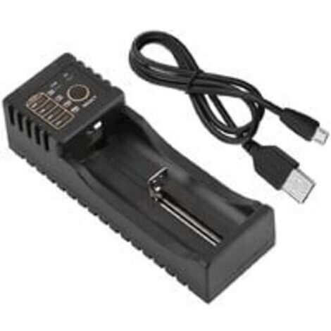 Chargeur de Batterie 18650, Chargeur de Batterie Universel, Chargeur Intelligent, Liitokala Lii-100 Mini Chargeur Multifonction USB 1.2V/3.7V/3V/3.85V, modèle de Batterie Compatible: 18650 (1/5)