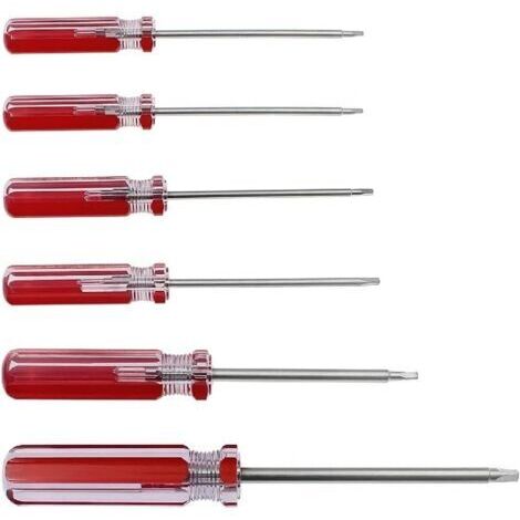 Jeu de 6 tournevis triangulaires, embouts de tournevis triangulaires magnétiques 1,8 mm 2,0 mm 2,3 mm 2,7 mm 3,0 mm 4,2 mm Outil de réparation de tournevis pour jouets et changement de batterie (1/5)