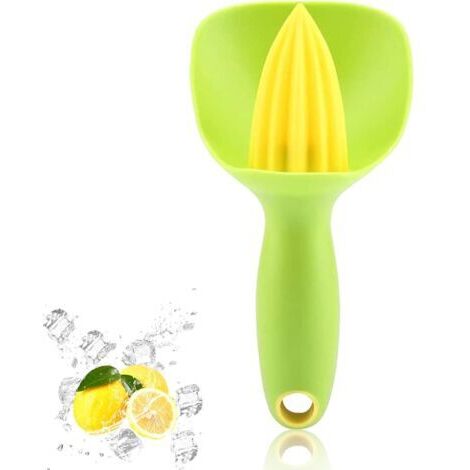 Presse Agrumes avec Filtre à Pépins, Mini Presse-citron ergonomique Outils pour Citron Orange Fruits (1/5)