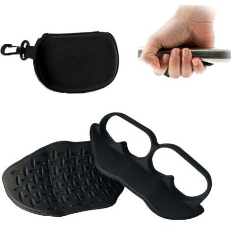 1 Pair Gants de Fitness, S'Applique à Main Musculation, Weightlifting, Haltère à Barre, Protege Main Musculation, Grip Pads pour l'Entraînement, Poignée en Silicone pour Haltères (1/5)