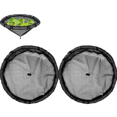 Panier De Protection Flottant Pour Les Nénuphars,2 x Barrière Flottante,Île De FloreFlottante,45 Cm Avec Maille Pour Étang, Développement Optimal Des Et Inhibition Des Algues,améliore La Qualité L'eau