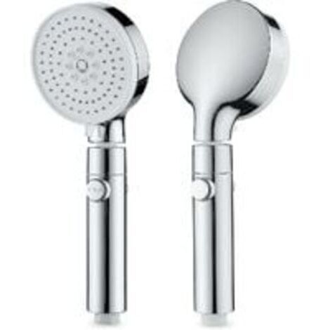Pommeau de Douche Haute Pression,Pommeau de Douche 3 Jets,Pommeau de Douche Anti Calcaire,Douchette avec Interrupteur,Pommeau de Douche Economie d'eau,Douchette Douche Salle de Bain Universel (1/5)