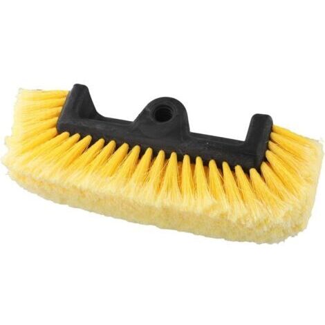 Brosse de lavage de voiture, tête de brosse de nettoyage de véhicule de 30 cm, avec poils doux pour voiture, camping-car, camion, bateau, camping-car, détails extérieurs, compatible avec filetage (1/5)