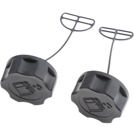 Bouchons de Réservoir de Carburant Bouchon d'Essence Carburant pour Tondeuse à Gazon,Débroussailleuse ,2pcs (1/5)
