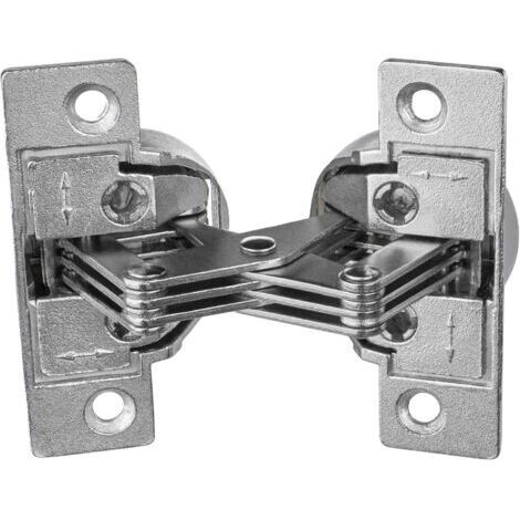 Charnière de Meubles à Vis - GS 45 Charnière pour 45° Onglet Angle D'Ouverture 135° Acier Nickelé 1 Pièce - Charnière de Raba (1/5)