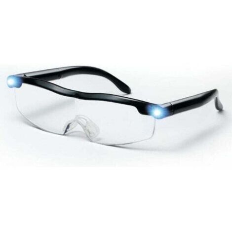 Lunettes de Lecture - Loupe de Vision puissante avec lumière LED, grossissement de 160%, pour Lecture,Tous Les Travaux de Précision,Réparations,Couture, Montres et Artisanat (1/5)