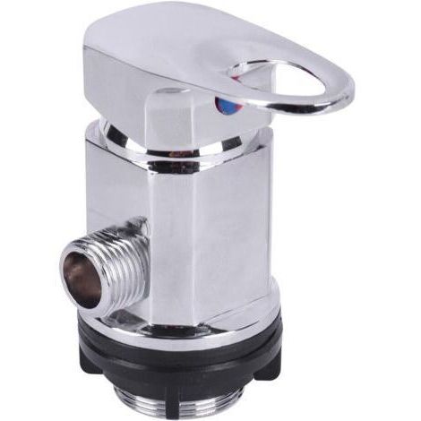 Robinet de douche, 1/2", sortie de douche/mitigeur monocommande pour montage en saillie, robinet de douche, mitigeur de douche, sortie 1/2" pour motorhome, camping-car (A)