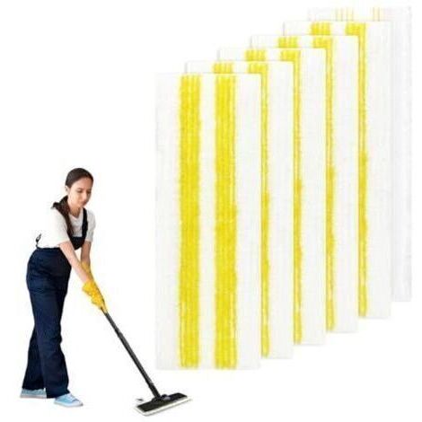 6 Pièces pour Kärcher EasyFix Bonnettes Nettoyeurs Vapeur Serpillere Recharge Kit, pour Kärcher EasyFix SC 1, SC 2, SC 3, SC 4, SC 5 Microfibre Lingette Accessoires, pour Tous Types d (1/5)