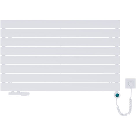 Radiateur d&x27intérieur  LUXRAD Solis horizontal 595 x 1000 mm blanc ZDC 600W