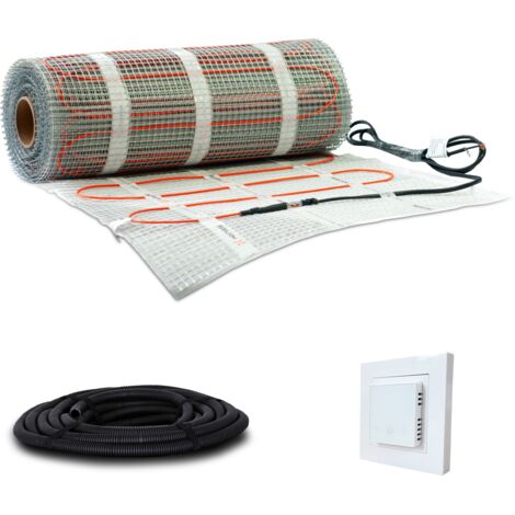 Tapis chauffant Hornisse sous carrelage 5,0 m² 750 W 10 x 0,5 m avec thermostat
