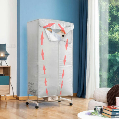 Tragbarer elektrischer waschetrockner mit 2 hohen dupledry innovagoods 1200 w 79716