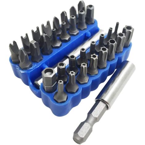 33-teiliges Schraubendreher-Bit-Set – magnetische Verlängerung ...