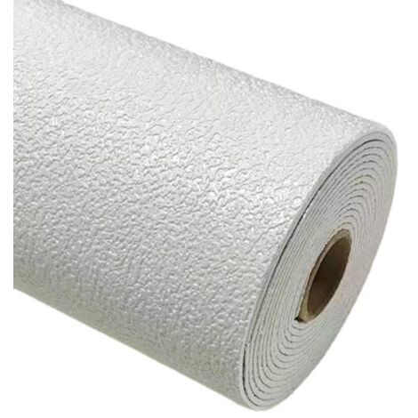 3M selbstklebendes 3D-Wandpaneel aus schallabsorbierendem und wasserdichtem Schaumstoff, modernes Design, weiß, 1 Stück