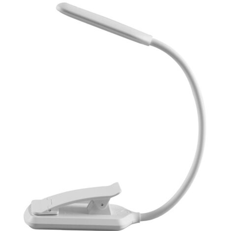 Leselampe, USB-wiederaufladbare Leselampe, 9 LEDs, 3 Modi, mit Klemmleuchte zum Lesen im Bett, 360° flexibel zum Lesen von Büchern, Laptops, auf Reisen und in Notfällen (1/5)